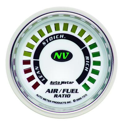 Auto Meter NV Electric Air Fuel Ratio Gauge, 2-1/16 Inch - 7375
