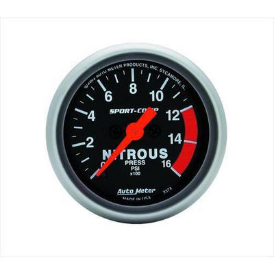 Auto Meter Sport-Comp Electric Nitrous Pressure Gauge - 3374