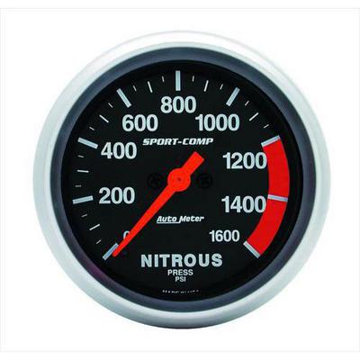 Auto Meter 3574 Sport-Comp Electric Nitrous Pressure Gauge 