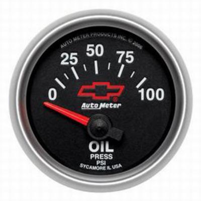Auto Meter GM Series Electric Oil Pressure Gauge - 3627-00406