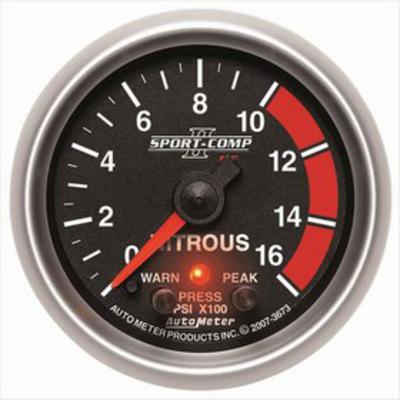 Auto Meter Sport-Comp PC Nitrous Pressure Gauge - 3673
