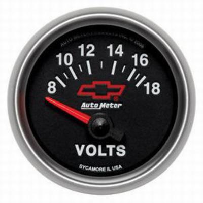 Auto Meter GM Series Electric Voltmeter Gauge - 3692-00406