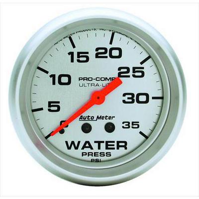 Auto Meter Ultra-Lite Mechanical Water Pressure Gauge - 4407