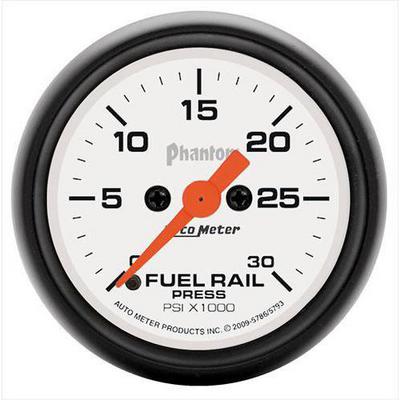Auto Meter Phantom Fuel Rail Pressure Gauge - 5786