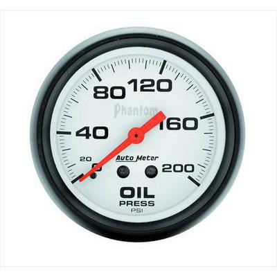 Auto Meter Phantom Mechanical Oil Pressure Gauge - 5822