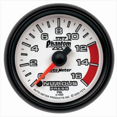 Auto Meter Phantom II Electric Nitrous Pressure Gauge - 7874