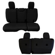 Bartact Tactical Series Rear Bench Seat Cover (Black/Black) - JLSC2018R2BB