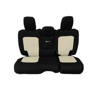 Bartact Tactical Series Rear Bench Seat Cover (Black/Khaki) - JLSC2018RFBK