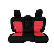 Bartact Tactical Series Rear Bench Seat Cover (Black/Red) - JLSC2018RFBR