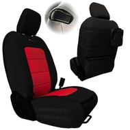 Bartact Tactical Series Front Seat Covers (Black/Red) - JLTC2018F2BR