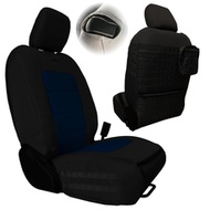 Bartact Tactical Series Front Seat Covers (Black/Navy) - JLTC2018F2BT