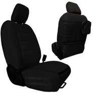Bartact Tactical Series Front Seat Covers (Black/Navy) - JLTC2018FPBT