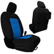 Bartact Tactical Series Front Seat Covers (Black/Blue) - JLTC2018FPBU