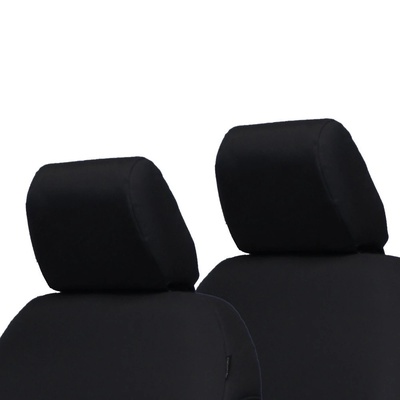 Bartact Rear Bench Seat Headrest Covers (Black) - JKHR0710R4B