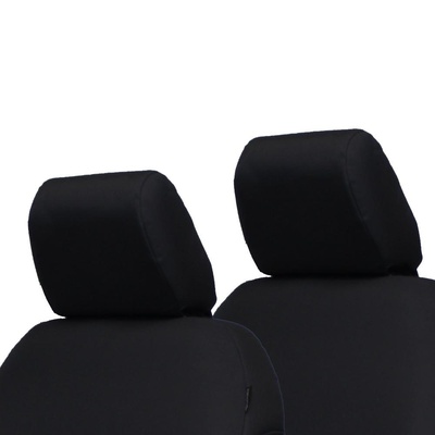 Bartact Rear Bench Seat Headrest Covers (Black) - JKHR1112R4B