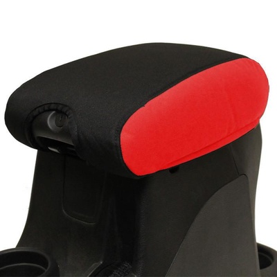 Bartact Center Console Cover with 2" Padding (Red/Black) - JKIA0710CCRB