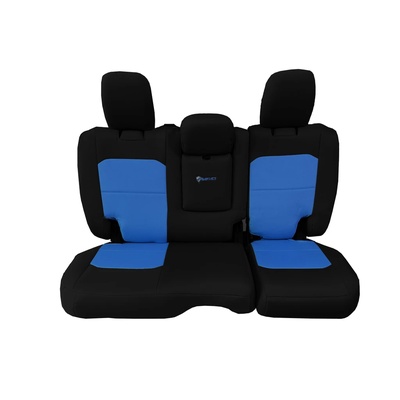 Bartact Tactical Series Rear Bench Seat Cover (Black/Blue) - JLSC2018RFBU