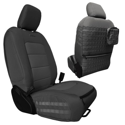 Bartact Tactical Series Front Seat Covers (Graphite/Graphite) - JLTC2018FPGG