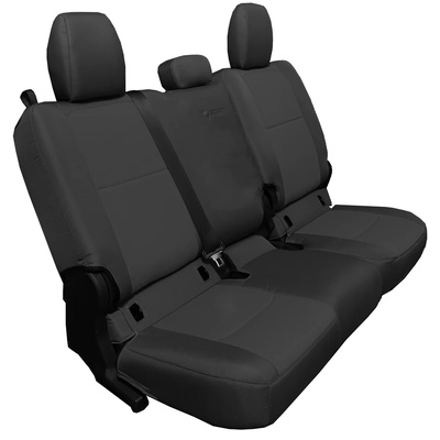 Bartact Tactical Series Rear Bench Seat Cover (Black/Black) - JTSC2019R4BB