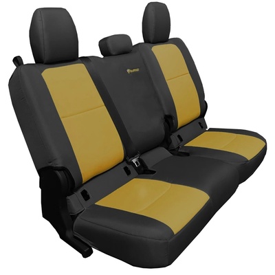 Bartact Tactical Series Rear Bench Seat Cover (Black/Coyote) - JTSC201R4FBC