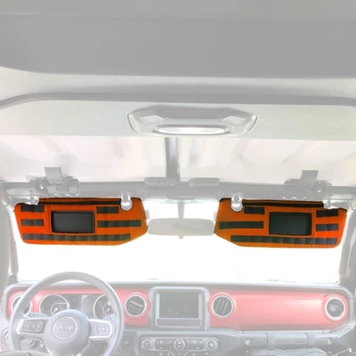 Bartact Sunvisor Covers with PALS Webbing (Orange) - JTVM2019FN