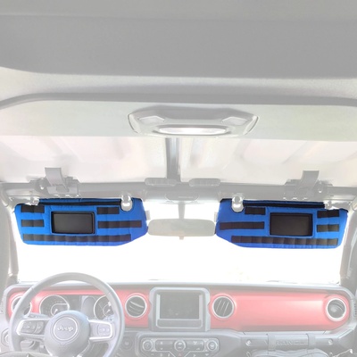 Bartact Sunvisor Covers with PALS Webbing (Blue) - JTVM2019FU