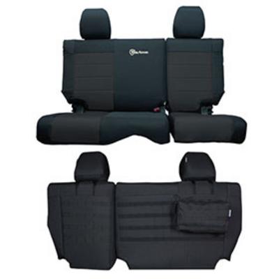 Bartact Tactical Series Rear Bench Seat Cover (Black/Black) - JKSC1112R2BB
