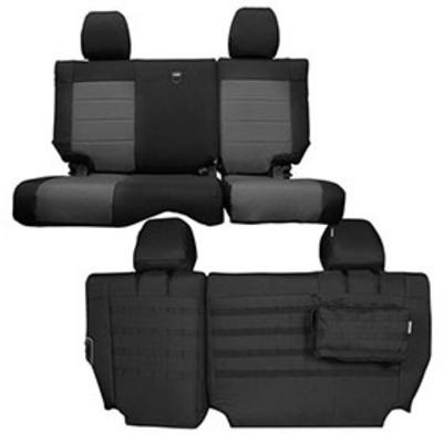 Bartact Tactical Series Rear Bench Seat Cover (Black/Graphite) - JKSC2007R4BG