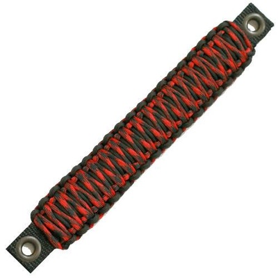 Bartact 550 Paracord Sound Bar Grab Handles With Grommets (Black/Spider) - TAOGHRPBS