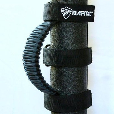 Bartact Paracord Roll Bar Grab Handles (Black/Anvil) - TAOGHUPBF