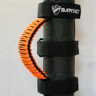 Bartact Paracord Roll Bar Grab Handles (Black/Orange Camo) - TAOGHUPBJ