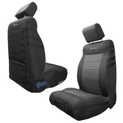 Bartact Tactical Series Front Seat Covers (Graphite/Graphite) - TJSC0306FPGG