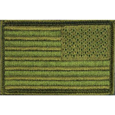 Bartact USA Flag Embroidered Patch (Olive Drab) - FLAGRV23OD
