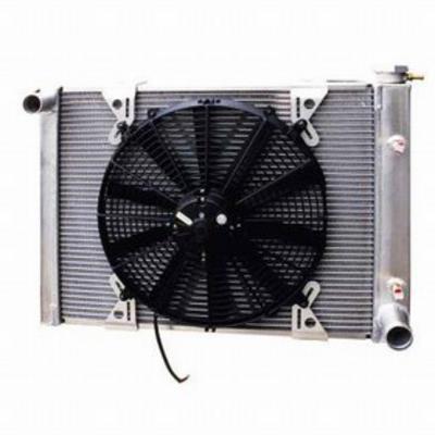 Be Cool 75014 Dual Electric Puller Fan Module Assembly 