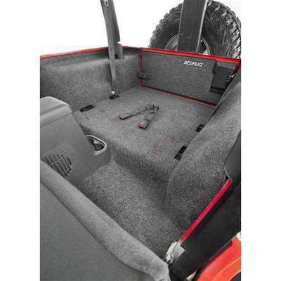 BedRug Premium Rear Floor Liner (Charcoal) - BRTJ97R 