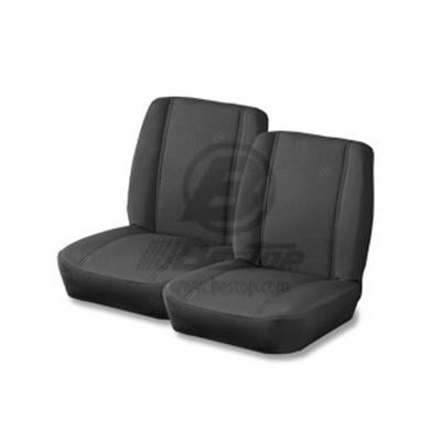 Bestop Trailmax II Classic Low Back Seat (Black) - 39429-01
