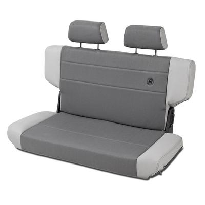 Bestop Trailmax II Fold and Tumble Rear Seat (Gray) - 39439-09