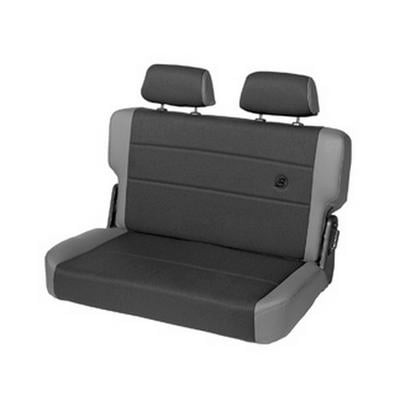 Bestop Trailmax II Fold and Tumble Rear Seat (Gray) - 39441-09