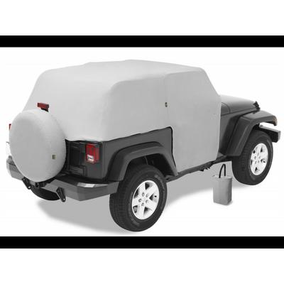 Bestop All Weather Full Door Coverage Trail Cover (Gray) - 81040-09