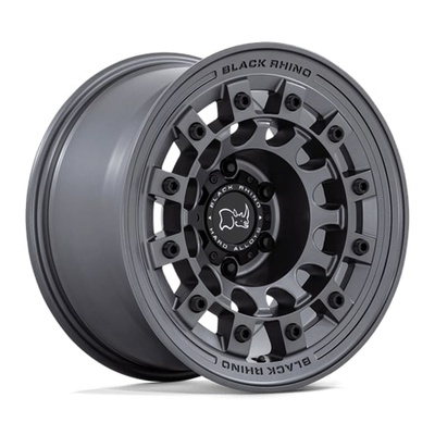 Black Rhino Fuji Wheel, 17x8 With 5 On 4.5 Bolt Pattern - Matte Gunmetal - BR004AX17801238