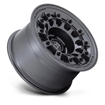 Black Rhino Fuji Wheel, 17x8 With 5 On 4.5 Bolt Pattern - Matte Gunmetal - BR004AX17801238