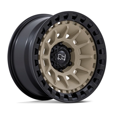Black Rhino Barrage Wheel, 18x9 With 6x139.7 Bolt Pattern - Desert Sand On Matte Black - BR009TM18906800