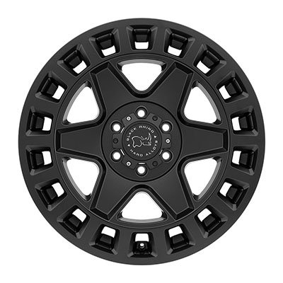 Black Rhino York, 17x9 Wheel With 6 On 5.5 Bolt Pattern - Matte Black - 1790YRK-26140M12