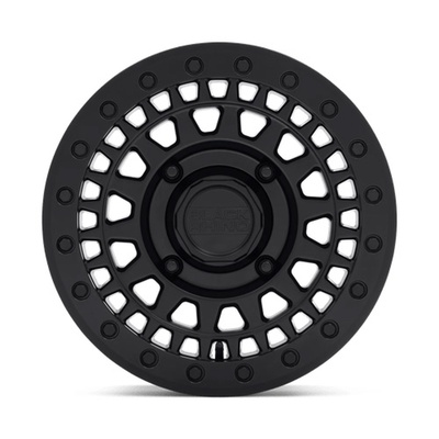 Black Rhino Powersports Parker UTV Beadlock Wheel, 14x7 With 4 On 156 Bolt Pattern - Matte Black - 1470PKB514156M32