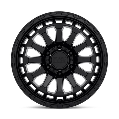 Black Rhino Raid Wheel, 18x9.5 With 6 On 120 Bolt Pattern - Matte Black - 1895RAD126120M67