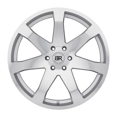 Black Rhino Mozambique, 20x8.5 Wheel With 5x5.5 Bolt Pattern - Silver With Mirror Cut Face - 2085MZA205140S78