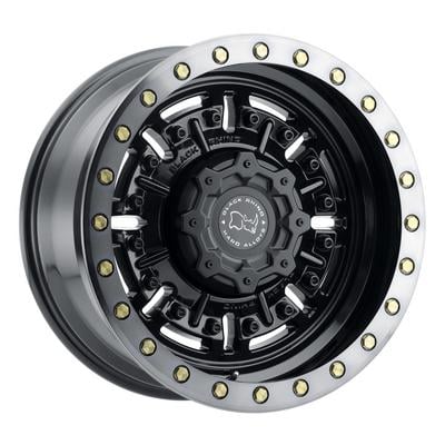 Black Rhino Abrams Wheel, 17x9.5 With 8x165.10 And 8x6.5 Bolt Pattern - Gloss Gunblack With Machined Dark Tint Lip - 1795ABR-88165B22