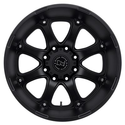 Black Rhino Glamis, 18x9 Wheel With 8x6.5 Bolt Pattern - Matte Black - 1890GLA128165M22