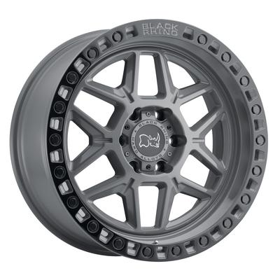 Black Rhino Kelso Wheel, 17x9 With 5 On 5 Bolt Pattern - Gray / Black - 1790KLS005127G71