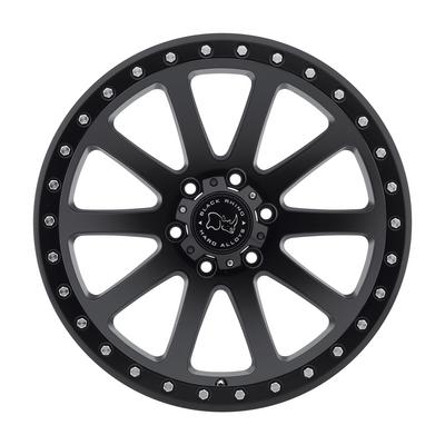 Black Rhino Mint, 20x9 Wheel With 5x150 Bolt Pattern - Matte Black - 2090MNT125150M10